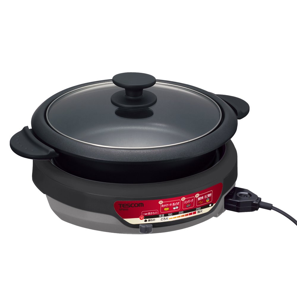 テスコム グリルなべ スタイリッシュグレー GP9000-H product image