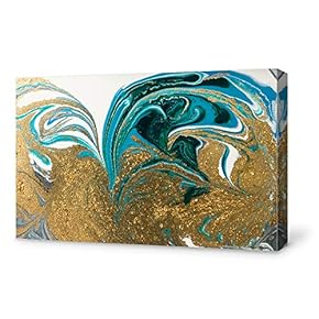 Canvas Wall Art Beautiful Stone Features Painting Artwork for Home Prints Framed - 12x18 inches