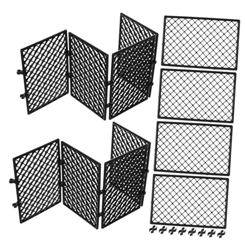 KOMBIUDA 30pcs Rc Drift Car Garage DIY Panel Mesh Panel for Rc Car Assembly Detailed Instructions