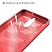 Huawei mate 10 lite/Huawei Nova 2i case, KuGi [Shock/Scratch Absorption Protection] SS Durable Anti-Slip Flexible Rubber Soft TPU Bumper Case for Huawei mate 10 lite smartphone (Red)