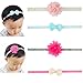 Qino Baby Girl Headbands Multi-Styles Flower and Bow HairBands,Newborn Infant Hair Accessories