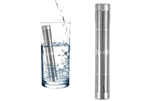Alkaline Water Stick, Stainless Steel Portable Alkaline Water Stick PH Alkalizer Ionizer Hydrogen Minerals Wand Water Purifie