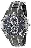 Seiko Men’s SNAE57 Black Dial Watch, Watch Central