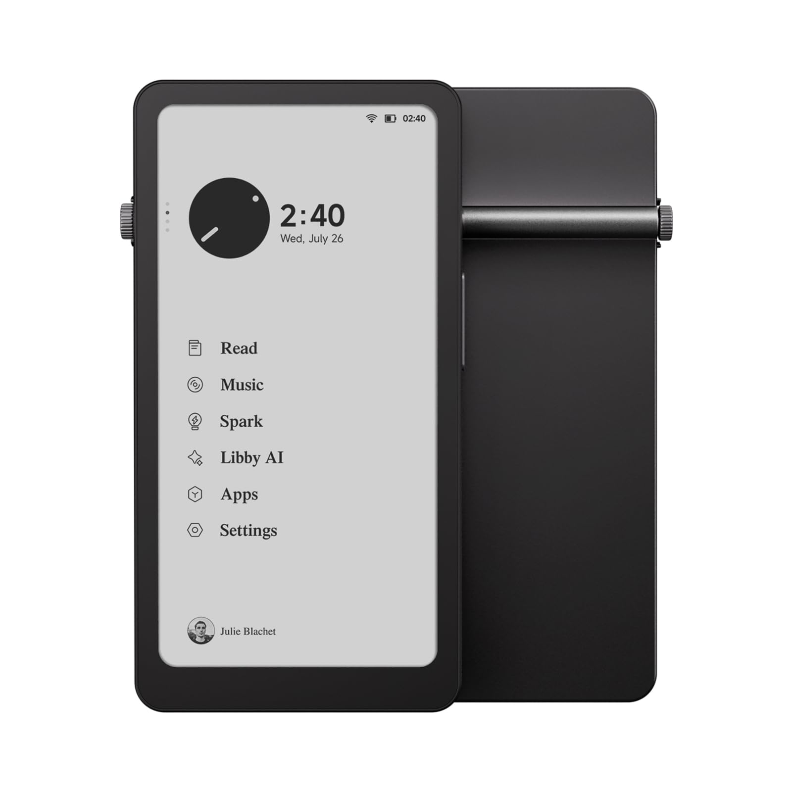 Photo 1 of Durobo Krono – 6.13" Smart ePaper Focus Hub, 300 PPI 6G 128G Paper Tablet, with Smart Dial – an e-Reader, idea Keeper, and Audio Player All in one