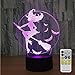 Witch Lamp with Remote Controller LED Touch 7 Colors Changing Table Desk Lamp Optical Illusion Light Halloween Decorations Night Light for Halloween Witch Kids Lamp Halloween Led Lights