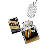 New Vibe Silver Flip Top Lighter - Guitar Amplifier