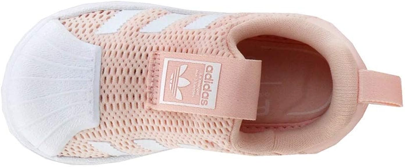 superstar slip on kids Pink