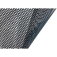 VViViD® One-Way Perforated Black Vinyl Privacy Window Film Adhesive Glass Wrap Roll (0.5ft x 48 inches)