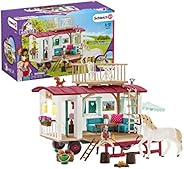 Schleich Horse Club Camper for Secret Club Meetings 43-Piece Educational Playset for Kids Ages 5-12