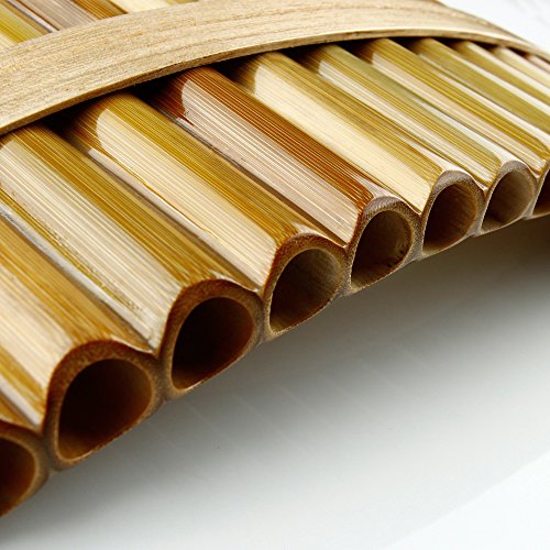 18 Pipes Pan Flute F Key Chinese Traditional Musical Instrument Pan Pipes (Left Hand) - Thumbnail 6