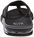 Reef Men's Fanning Prints Sandal, Black/Black Plaid, 11 M US