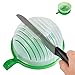 Salad Cutter Bowl Maker Fruit Vegetable Bowl Cutter-Fast Fresh Salad Slicer Salad Chopper- Extra Big Bowl Super For Washing Containing (Green) By GAMING TS