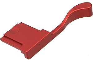 HITHUT Aluminum Alloy Hot Shoe Thumb Grip for Fujifilm X100F X100T X100S Camera Red