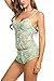 Avidlove Women Baby Doll Lingerie Sleepwear Pajamas Short Sets Lace Chemises Green S