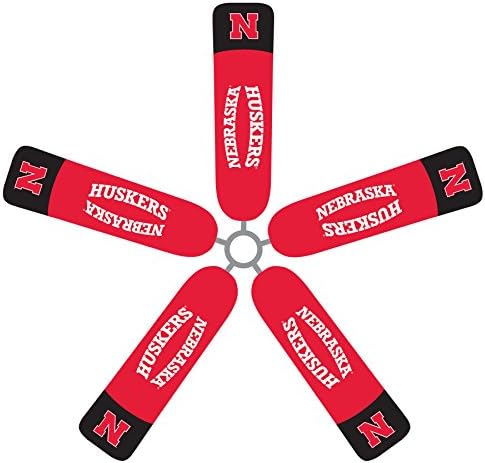 University of Nebraska Ceiling Fan Blade Covers by Fan Blade Designs