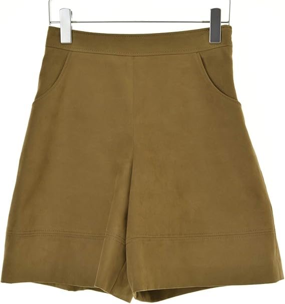 Amazon クミキョク Kumikyoku フェイクスウェード ショートパンツ ショートパンツ 通販