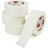 TAPEBEAR Eco-Friendly Kraft Paper Tape 50mm x 50m, White Paper Packing Tape, Biodegradable Recyclable Packaging Tape Self Adh