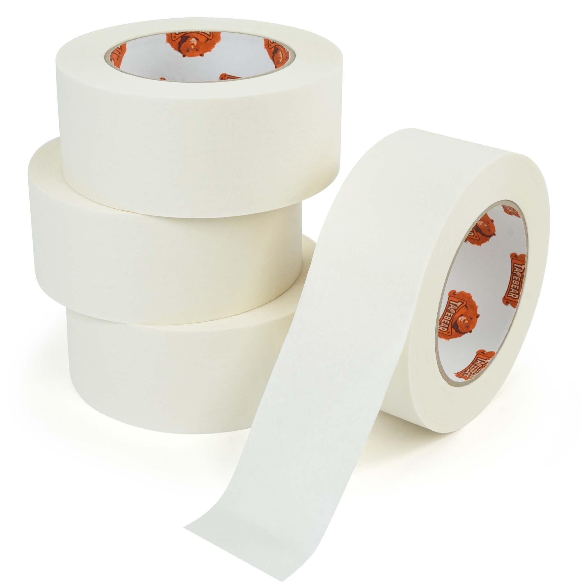 TAPEBEAR Umweltschonendes Kraftpapier-Klebeband 50mm x 50m, selbstklebend, recycelbar, biologisch abbaubar für Versand, Umzug, Kartons, 4 Rollen