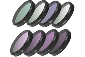 ND Lens Filter Kit for DJI for Osmo Action 6 Camera :UV, CPL, ND8, ND16, ND32, ND64, Star and Night Filters Multi-Coated HD O