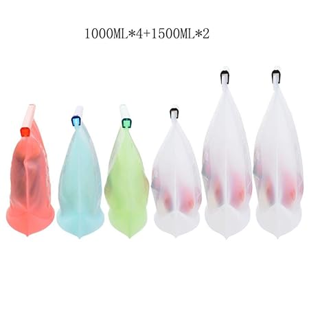 YJQ Junejour 1000/1500 ml bolsas de silicona al vacío para ...