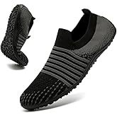 GUCTQY Men/Women Running Tennis Shoes Slip on Gym Women Sneakers Walking Lightweight Breathable Shoes