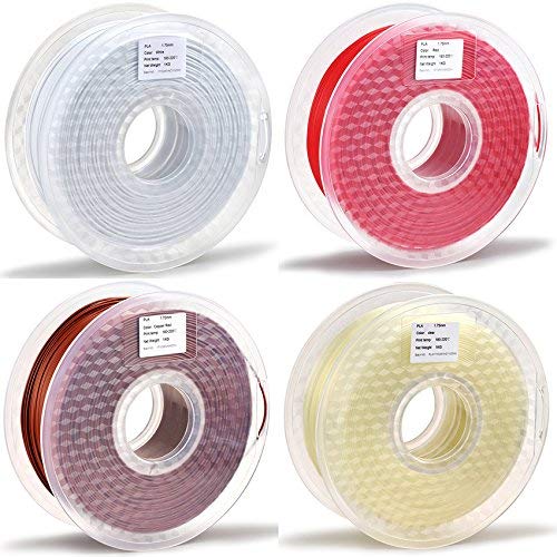 Tidy cable transparent tray PLA 1.75mm Printing Filament 1KG NO Jamming for printer unattend (PLA 1.75mm, Transparent) - Thumbnail 4