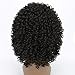 MISSQUEEN Synthetic Afro Curly Hair Wigs for Black Woman Short Kinky Hair Black Heat Resistance Fiber 14