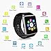 Smart Watch Phone, Smartwatch with Pedometer TF SIM Card Slot Camera Call Text SMS Notification Compatible with Android Samsung Huawei LG Sony and IOS IPhone (Partial Function) for Men Women Teens