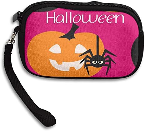 Wallet Handbag Pumpkin Portable Bag 100% Polyester Fiber Coin Purse.