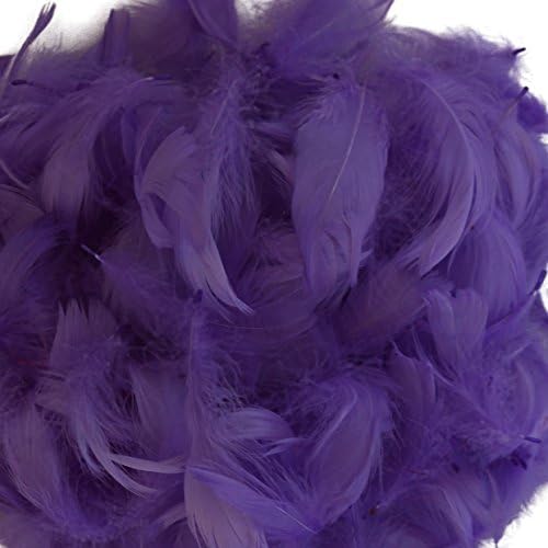 Daedal Dream Catchers Portage Blue Feather - Pack of Four(180-200 No.Feathers) (6cm - 12cm Long Feathers) - Feather Plain Dream Catcher Craft Art Home Decor DDC117_31