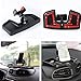 TOPPOWER Car Dash Cell Phone Holder with ABS Storage Box 360 Degree Rotate GPS Bracket Holder Auto Mobile Holder Stand Kit for Renegade 2015 2016 2017 2018