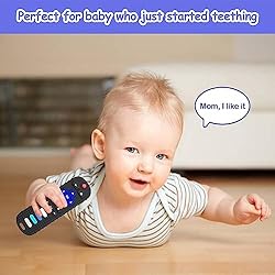 ROBBEAR Baby Teething Toys, Food Grade Silicone