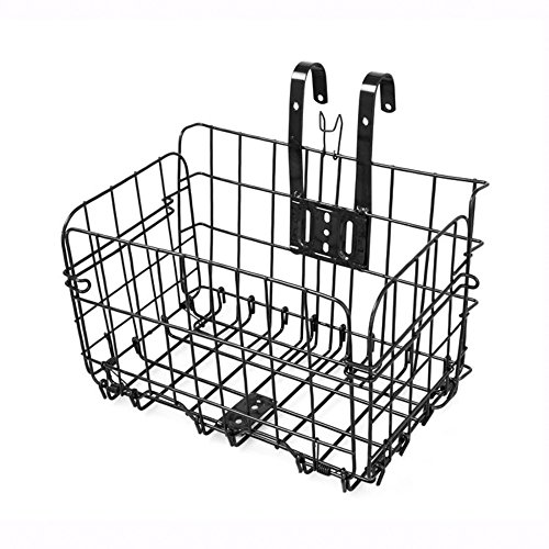 Foldable Metal Wire Basket for Bicycle Bike Front Bag Rear Hanging Bike Basket Bicycle Bag Road MTB Bike Accessories 2