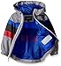 London Fog Little Boys Chest Stripe Poly Lined Jacket, Grey, 5/6