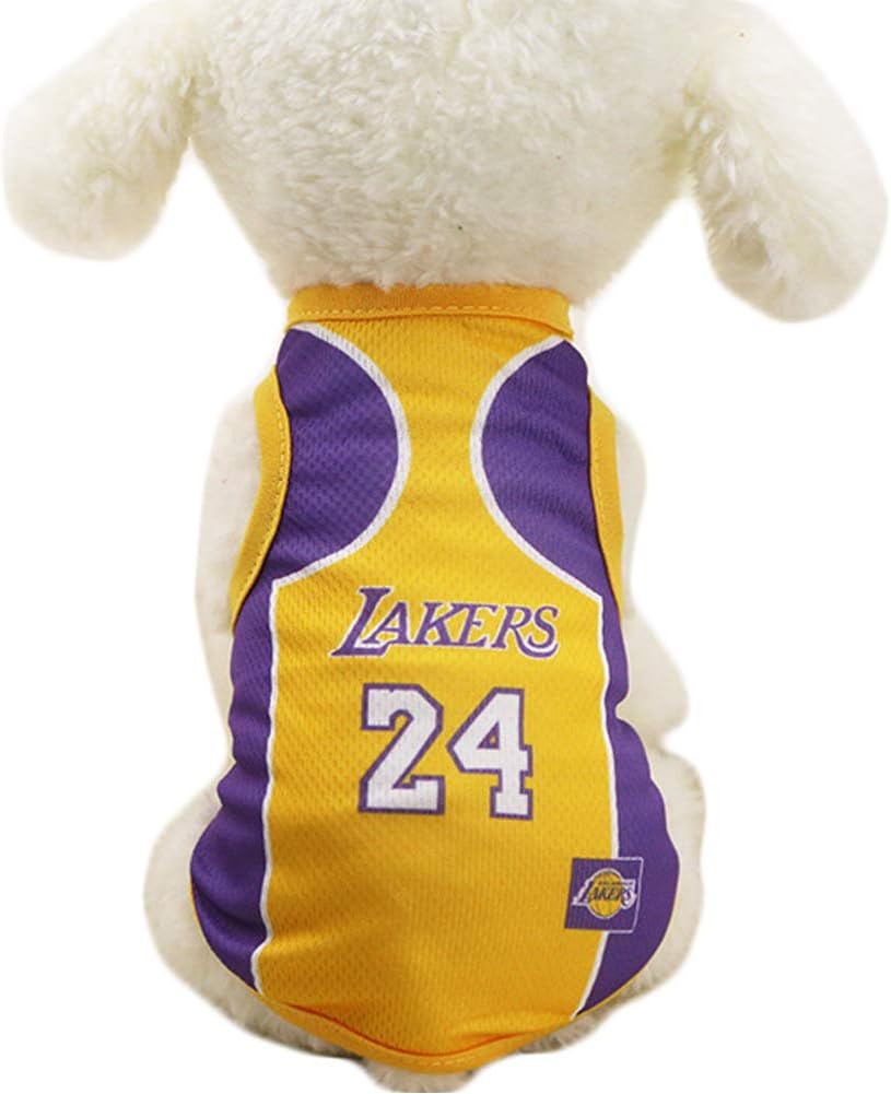 lakers pet jersey