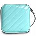 32 Capacity Pu Leather Cover CD/DVD Wallet, Various Colors - Light Blue
