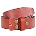 NPET Men's Genuine Leather Belt Classic Full-Grain Belt without Belt Buckle 1.5