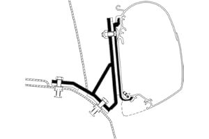 Thule Promaster Adapter (for Use with Direct Mount Awnings), Black/Silver