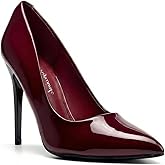 hingswink Womens High Heels 4 Inch Closed Pointed Toe Pumps Stiletto Heels for Women Dress Sexy Wedding Pumps