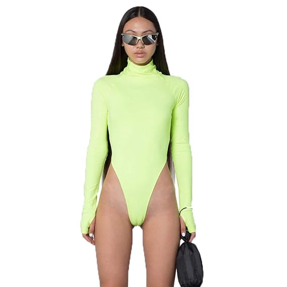 green tight jumpsuit