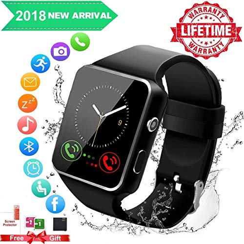 Smart Watch,Smartwatch for Android Phones, Smart Watches Touchscreen with Camera Bluetooth Watch Phone with SIM Card Slot Watch Cell Phone Compatible Android Samsung iOS Phone XS X8 7 6 5 Men Women - Thumbnail 7