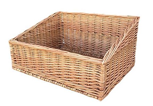 Red Hamper Large Sloped Sided Display Basket, 38 x 50 x 25 cm