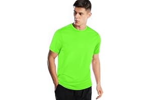Zengjo Gym Shirts for Men-Quick Dry Workout Sport T-Shirt Short Sleeve Athletic Fit Running Top Wicking Active Tees