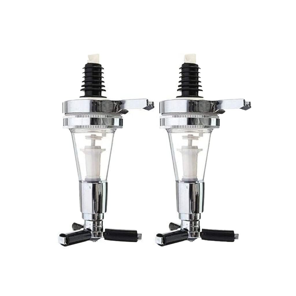 2 Pieces Bar Optic Spirit Measure,Replacement Nozzle Shot Dispenser Cocktail Dispenser fit for Bar Revolving Liquor Caddy Bottle Holder Party Tools (35ml)