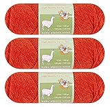 Baby Alpaca Luxury Yarn Worsted Weight 3 skeins