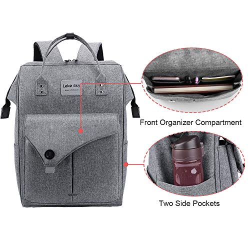 image for Lekebaby Lekesky Laptop Backpack 15.6 Inch Work Laptop Backpack Comput
