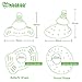 haakaa Nipple Shield Breastfeeding with Carry Case Using for Protects Sore Cracked Nipples Flat Inverted and Latch On Difficulties to Help Mums Continue Breastfeeding,1 pc (Round Shape)