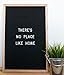 Word Up Premium Felt Letter Board (12x18, Oak Frame and Black Felt) with 300 3/4