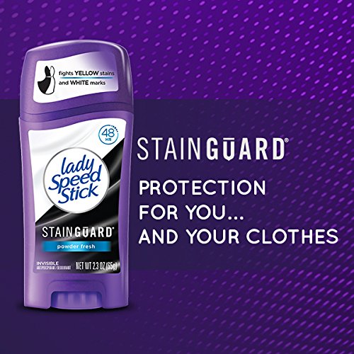 Lady Speed Stick Antiperspirant Deodorant, Stainguard, Daringly Fresh