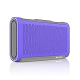 BRAVEN Balance Portable Wireless Bluetooth Speaker [18 Hour Playtime][Waterproof] Built-in 4000 mAh Power Bank - Retail Packaging - Purple